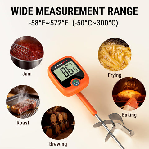 ThermoPro TP509 10 inch probe ideal for maple syrup and sugar work