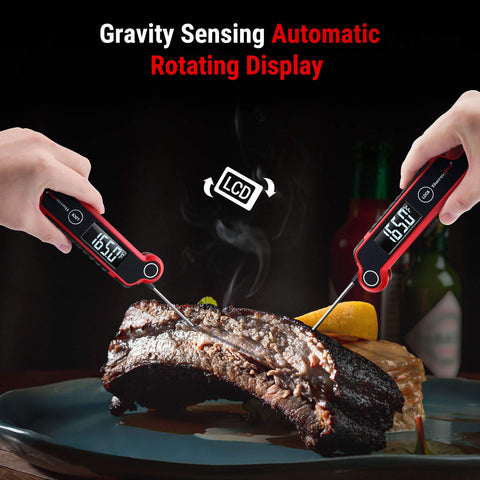 ThermoPro TP620 ultra-fast sensor delivers 2-3 second temperature readings.