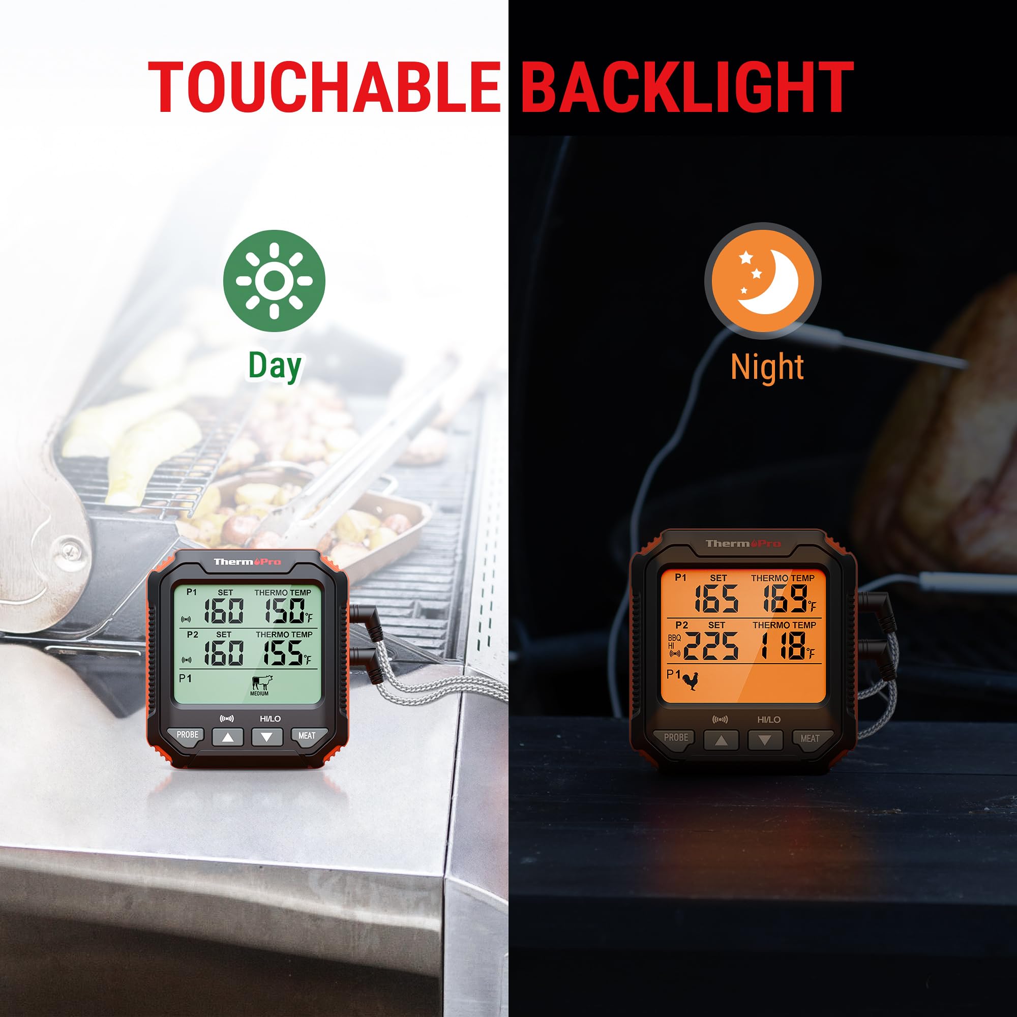 ThermoPro TP717 accurate readings ensure reliable temperature tracking.