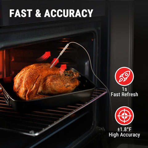 ThermoPro TP717 BBQ alert helps time fuel adjustments efficiently.