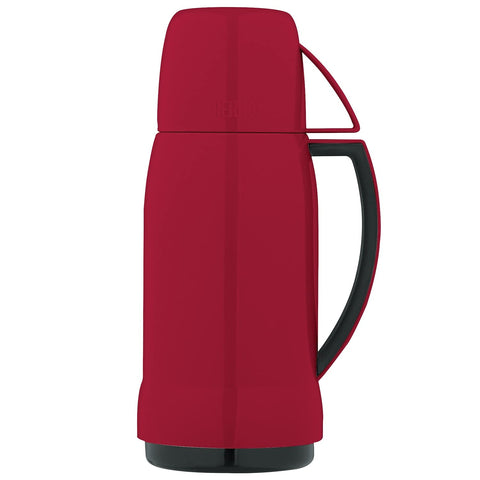 THERMOS Arc Series glass vacuum insulation preserves beverage temperature.
