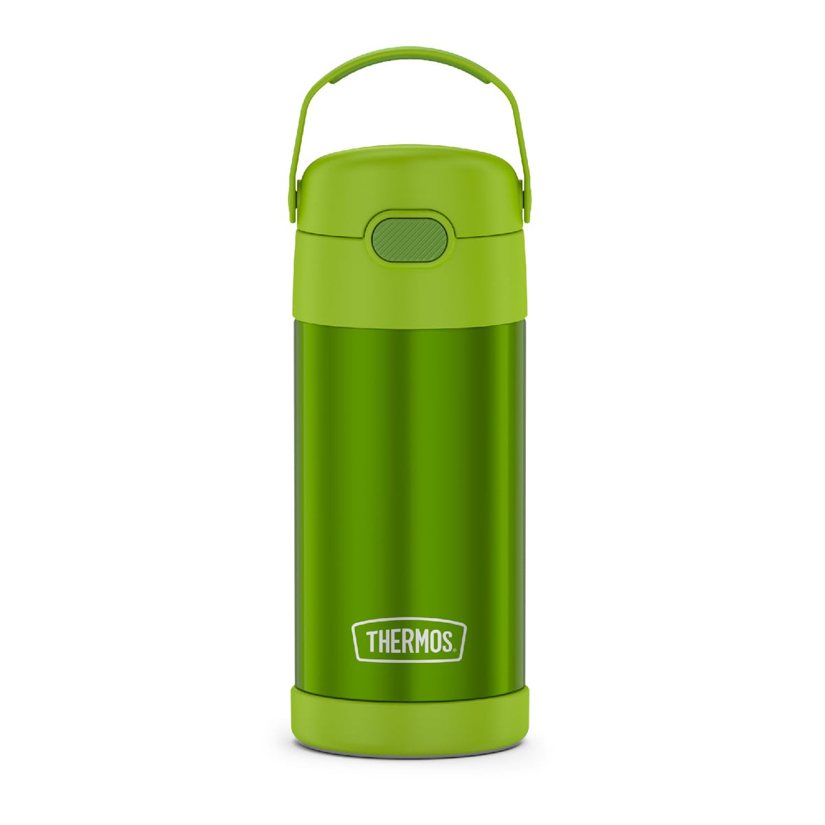 THERMOS FUNtainer 12oz bottle straw enables easy, on-the-go hydration for kids.