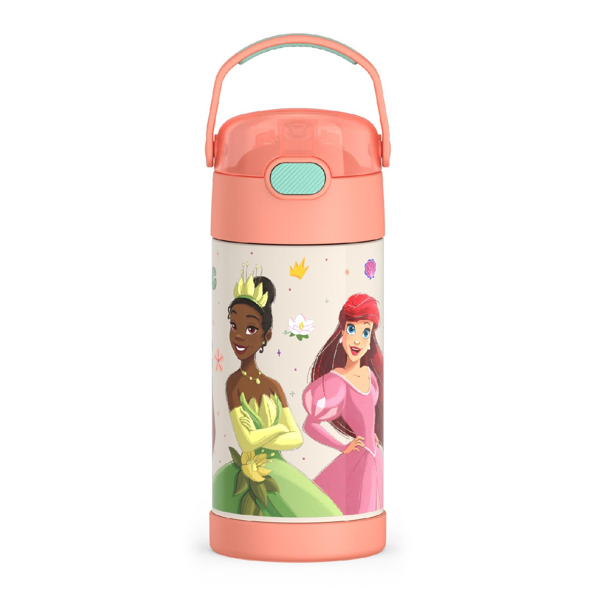 THERMOS FUNtainer 12oz bottle with straw for on-the-go hydration.
