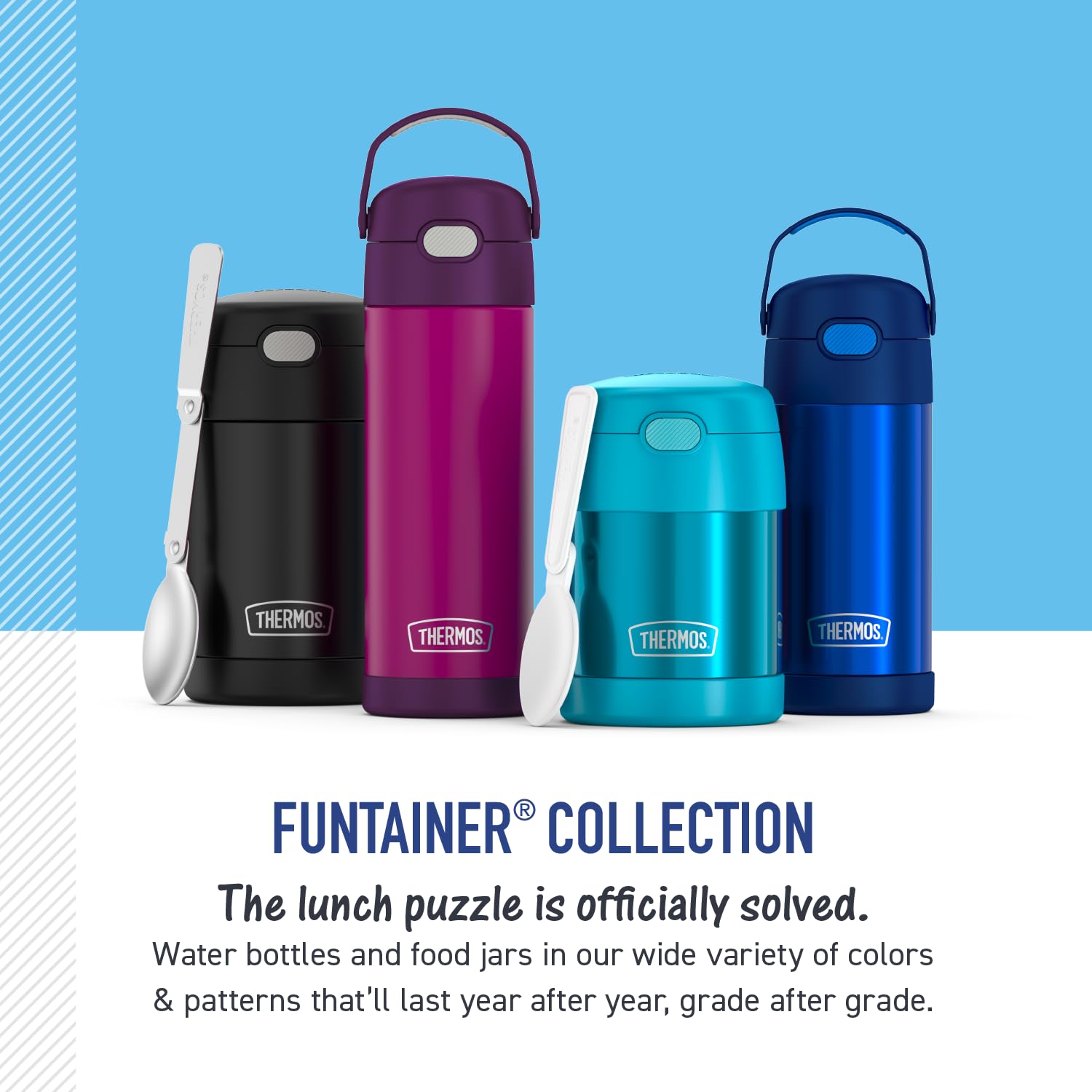THERMOS FUNtainer Batman bottle is dishwasher safe for easy cleaning.