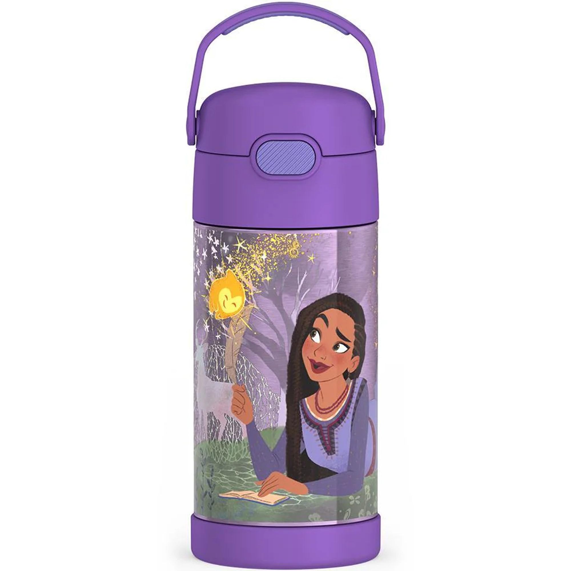 THERMOS FUNTAINER 12 oz with cold-inside insulation keeps beverages refreshing for kids.