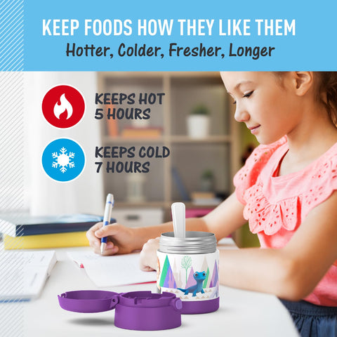 THERMOS FUNTainer dishwasher-safe design for quick cleanup after lunch.