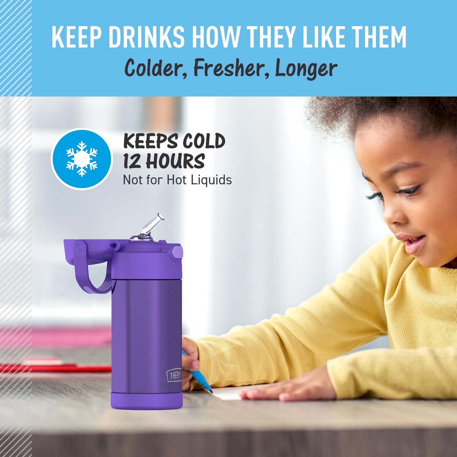 THERMOS FUNtainer dishwasher-safe design supports quick cleanup