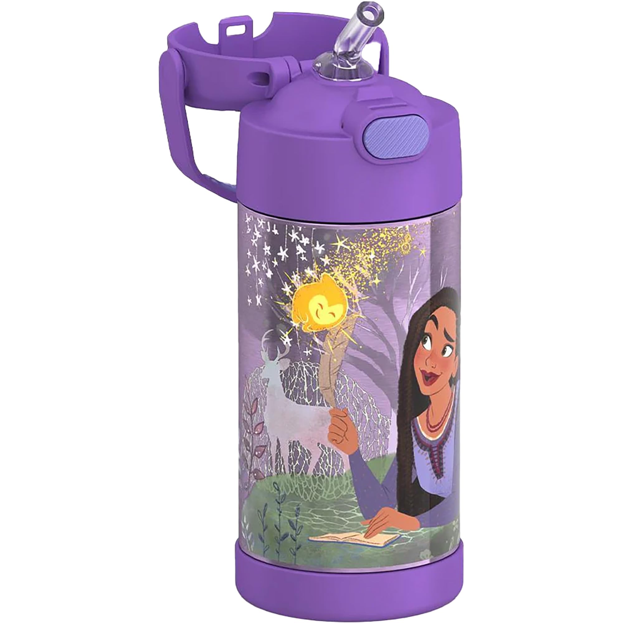 THERMOS FUNTAINER hygienic-covered straw is removable for easy cleaning after activities.