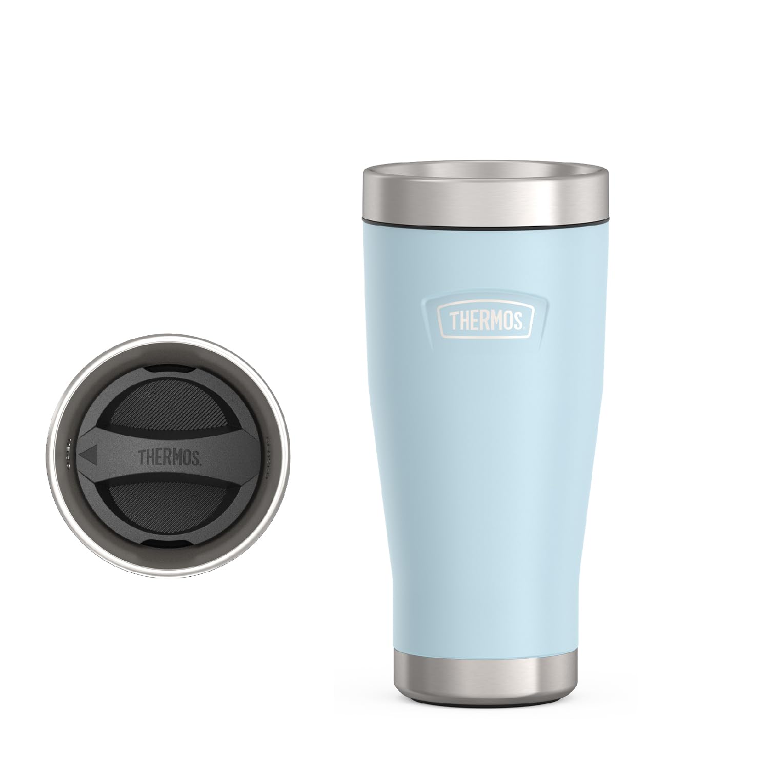 THERMOS ICON SERIES Glacier 16 oz tumbler shows rugged finish for durable daily use