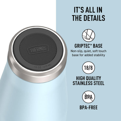 THERMOS ICON SERIES GripTec non-slip base adds stability on desks