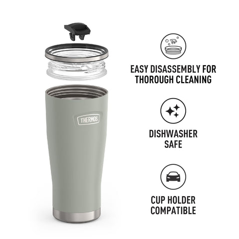 Stainless steel body of THERMOS Icon Series stands up to daily use