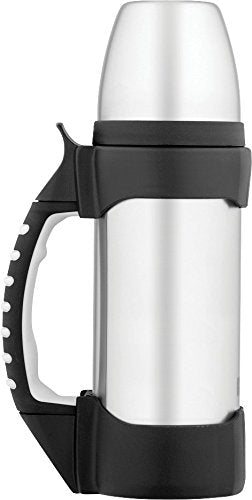 THERMOS The Rock bottle vacuum technology preserves temperature outdoors