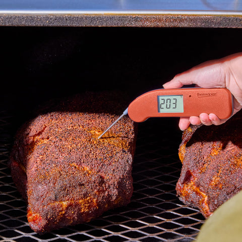 Thermapen ONE with NIST-traceable calibration certificate ensuring reliable data.