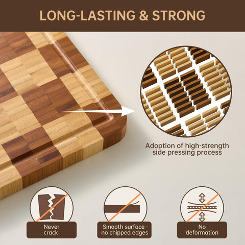 Thetchry board with hidden handles offers secure grip and storage