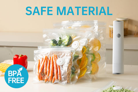 Thetchry clear bags show contents for easy organization.