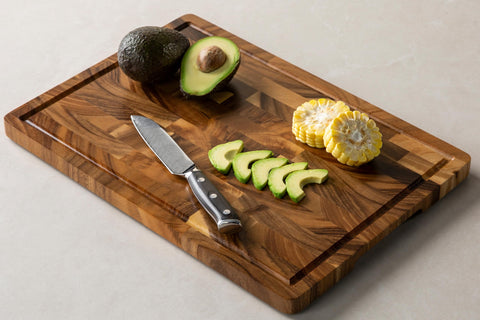 thetchry multi-use board doubles as a stylish charcuterie platter