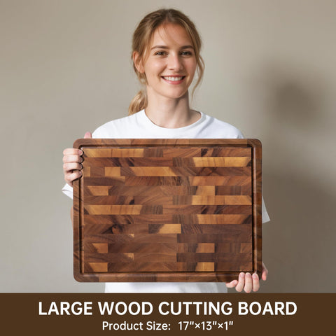 thetchry walnut charcuterie board in gift box ready for gifting