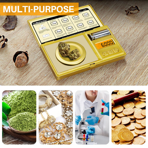 THINKSCALE tare function isolates item weight for net accuracy