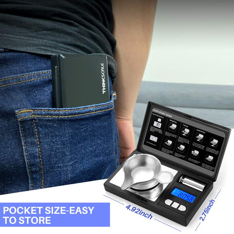 THINKSCALE weighing tray and scoop are part of the kit.