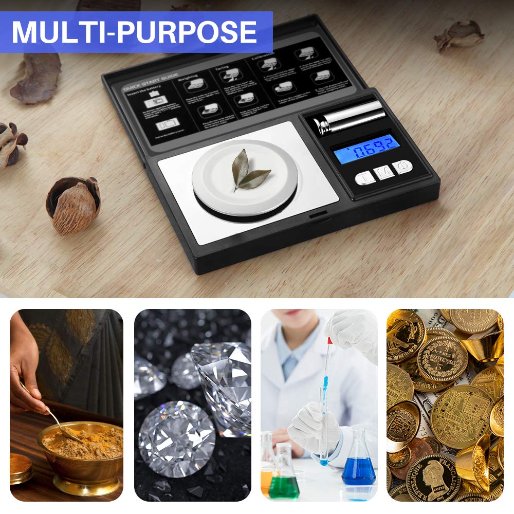 THINKSCALE portable scale with protective flip cover for on-the-go weighing.