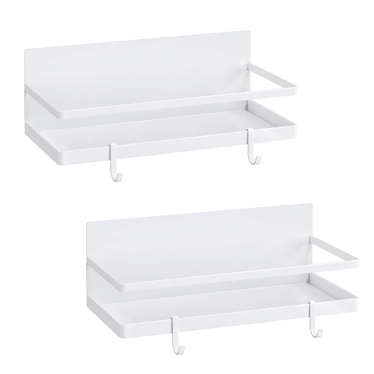 Thipoten magnetic spice rack two-pack on white finish for clutter-free countertops.