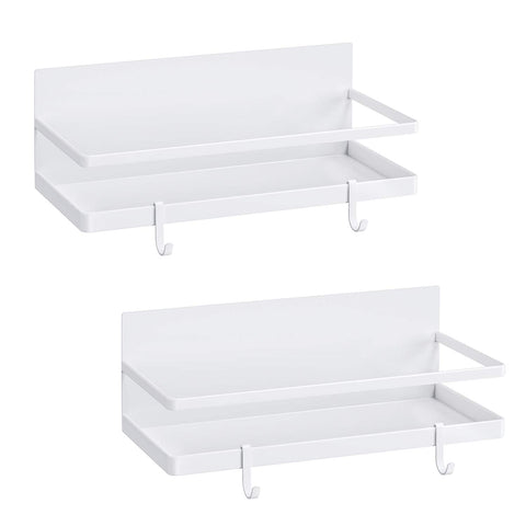 Thipoten magnetic spice rack two-pack on white finish for clutter-free countertops.