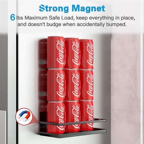 Thipoten spice rack attached to microwave side for easy access.