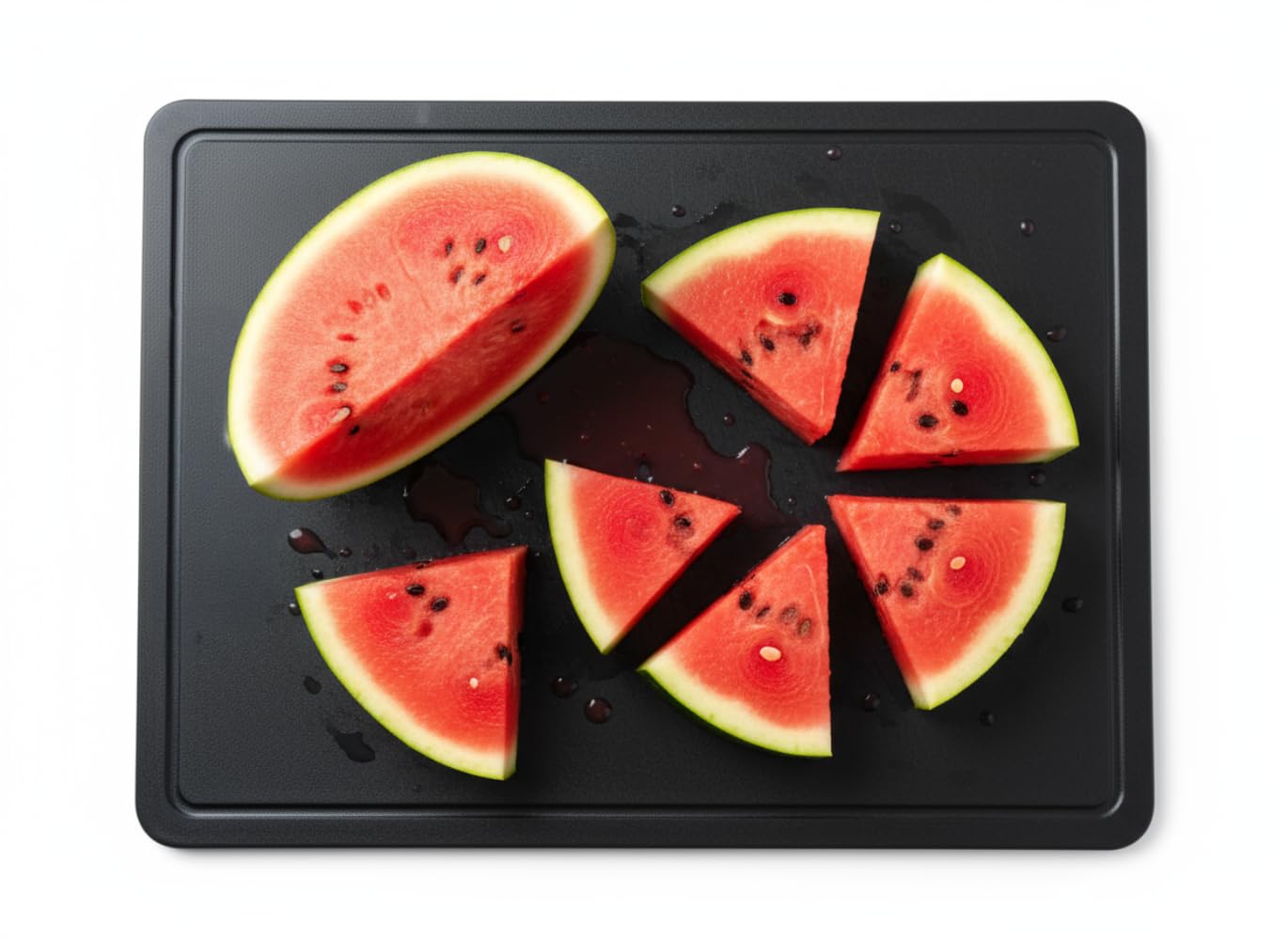 Thirteen Chefs cutting board 20x15 top view for spacious prep surfaces.