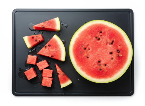 Thirteen Chefs cutting board with a 24x18 extra-large surface for big prep tasks.