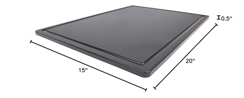 Thirteen Chefs cutting board grilling prep scene suitable for BBQ and steaks.