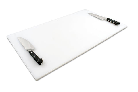 Thirteen Chefs extra-large cutting board for meat processing with ample prep space.