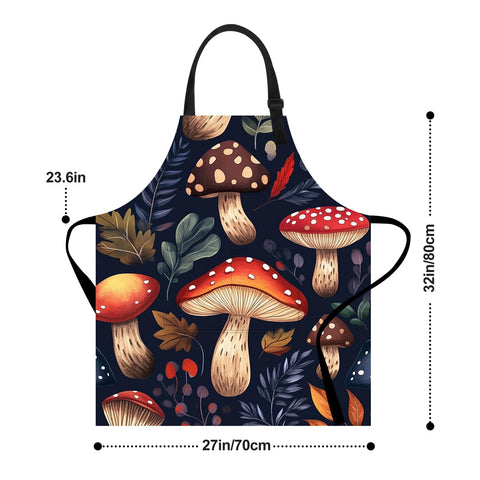 THISFIND apron with adjustable neck strap ensures comfortable, customizable fit.