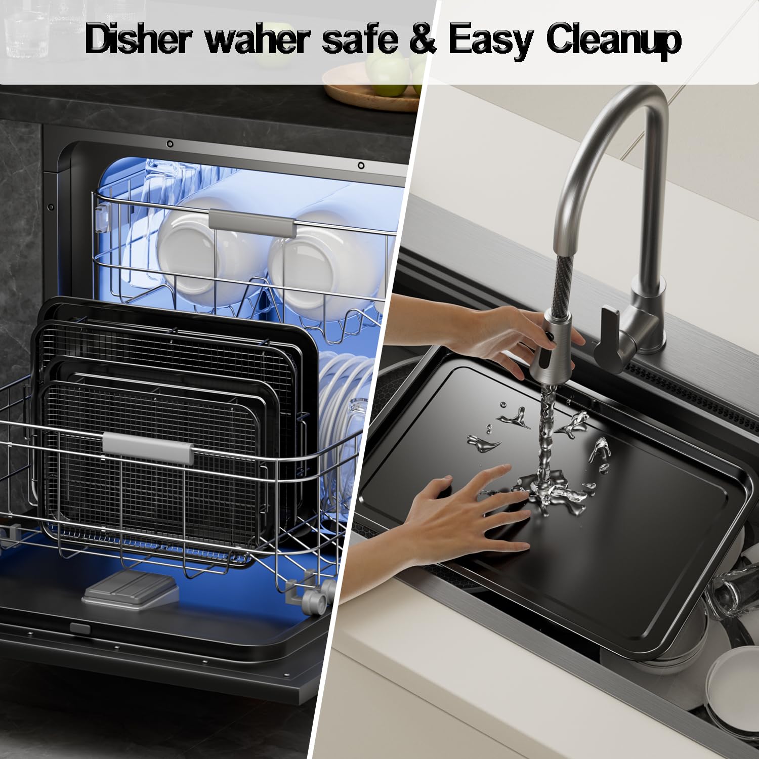 THORSES large crisper tray supports family meals with air circulation