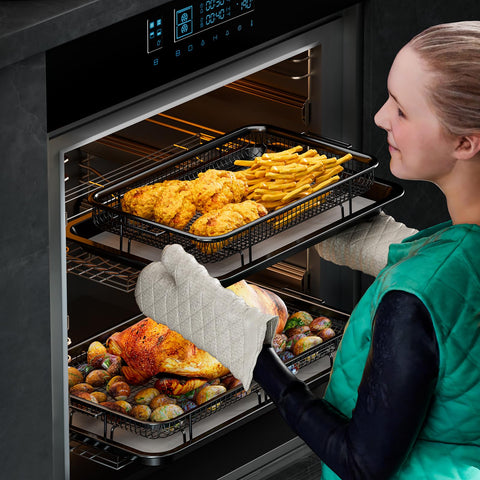 THORSES medium crisper tray fits smaller ovens for quick batches
