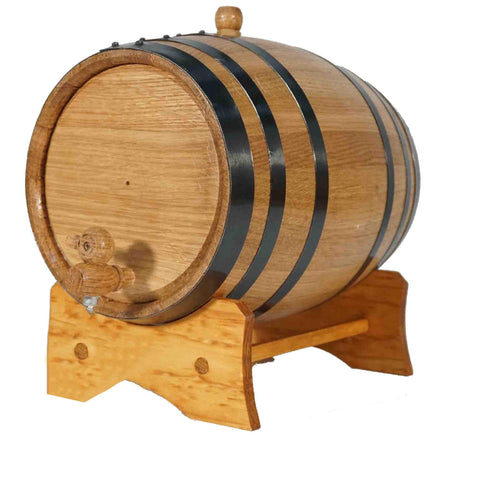 THOUSAND OAKS BARREL 1gal with stand and spigot for easy home aging.