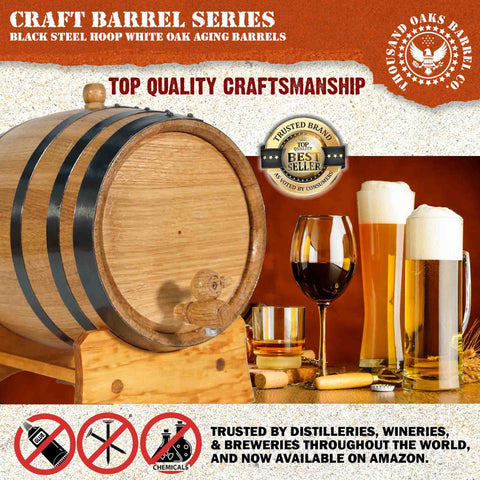 THOUSAND OAKS BARREL age cocktails with natural oak flavors for richer drinks.