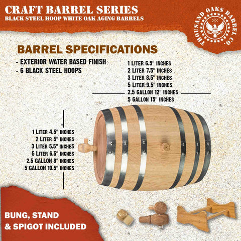 THOUSAND OAKS BARREL home bar decor elevates any space during evenings and gatherings.