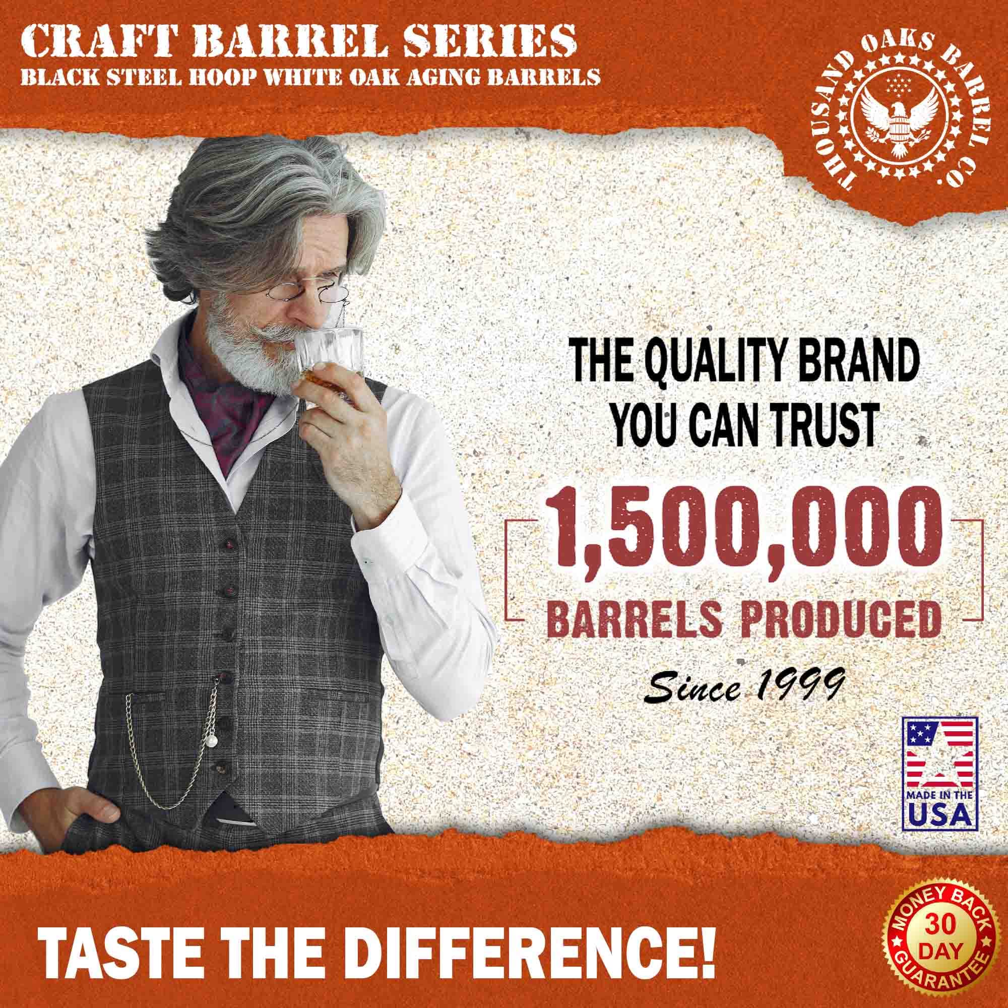 THOUSAND OAKS BARREL included accessories simplify curing and flavor testing at home.