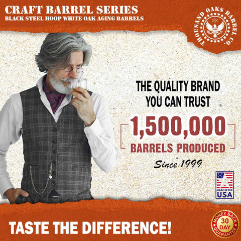 THOUSAND OAKS BARREL included accessories simplify curing and flavor testing at home.