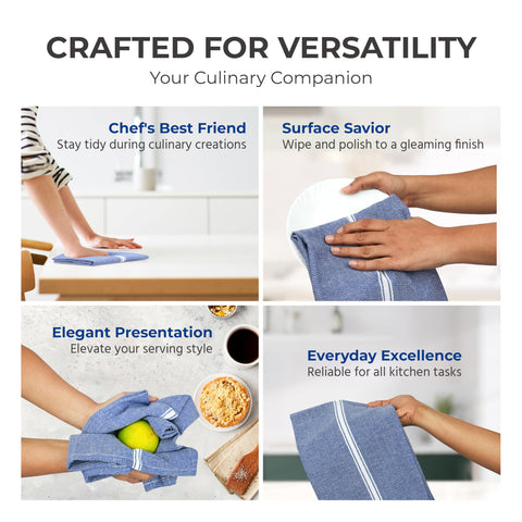 THREAD SPREAD soft, durable cotton towels add cozy texture to kitchen routines.