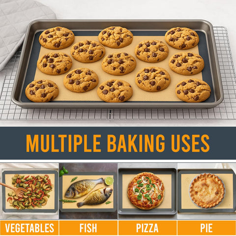 ThreadNanny heat-resistant silicone mat up to 450°F for versatile kitchen use.
