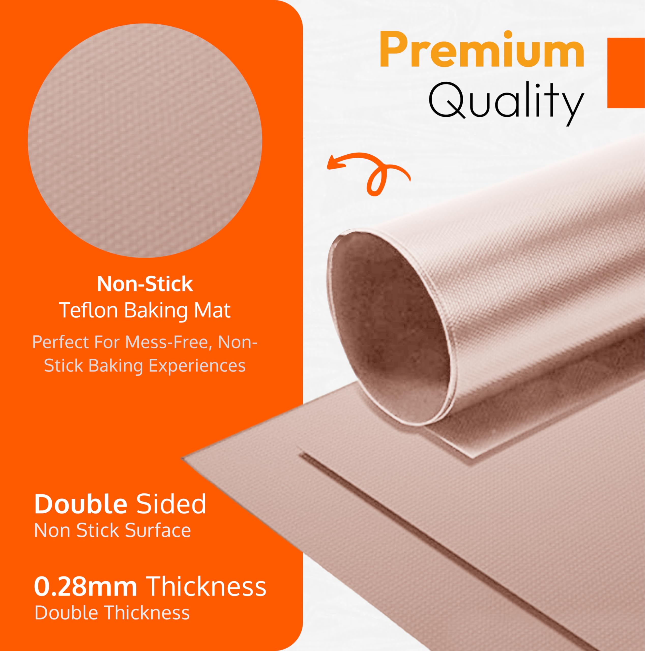 ThreadNanny Teflon sheets are durable and reusable for repeated use.