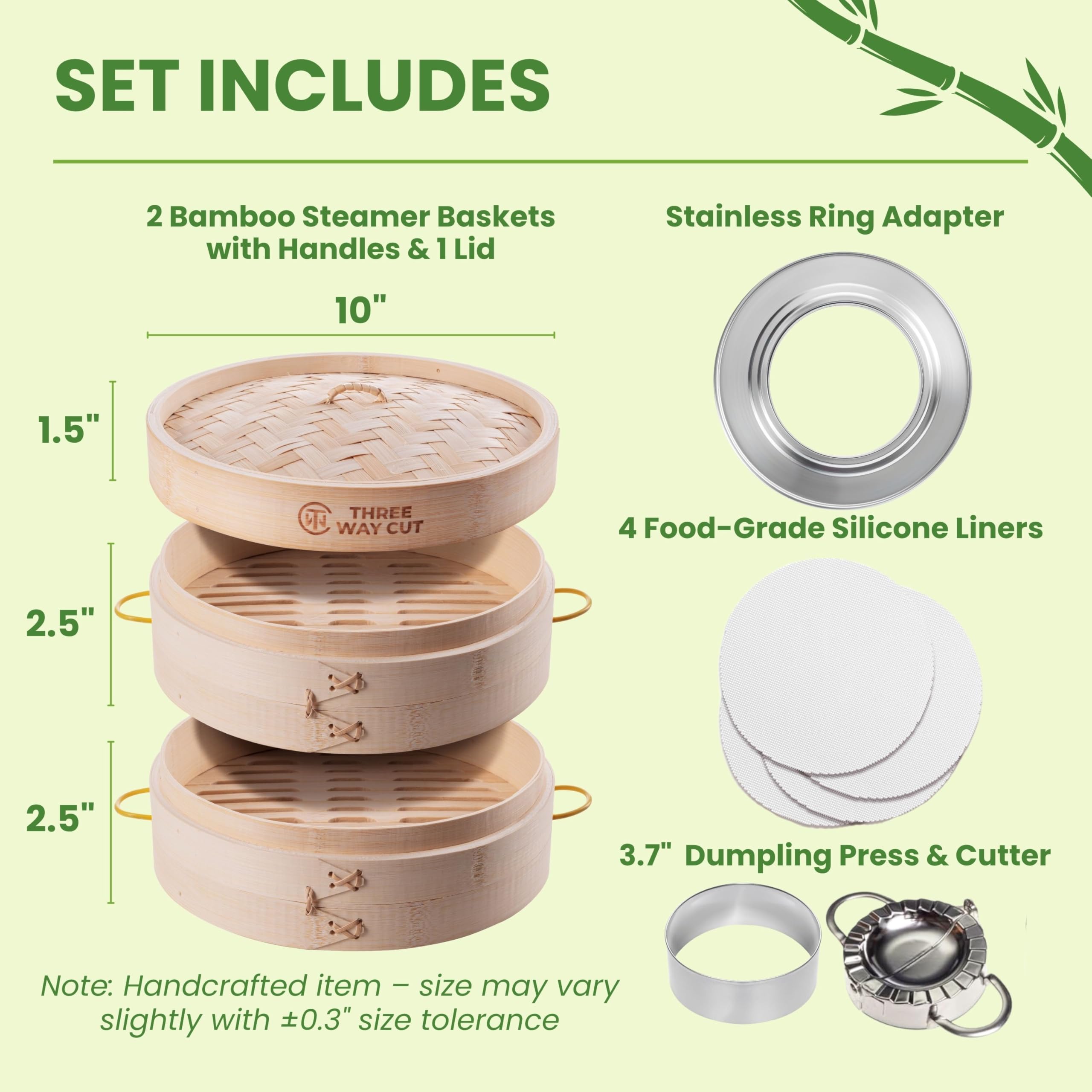 Ring adapter from Three Way Cut adds durability and prevents soaking.