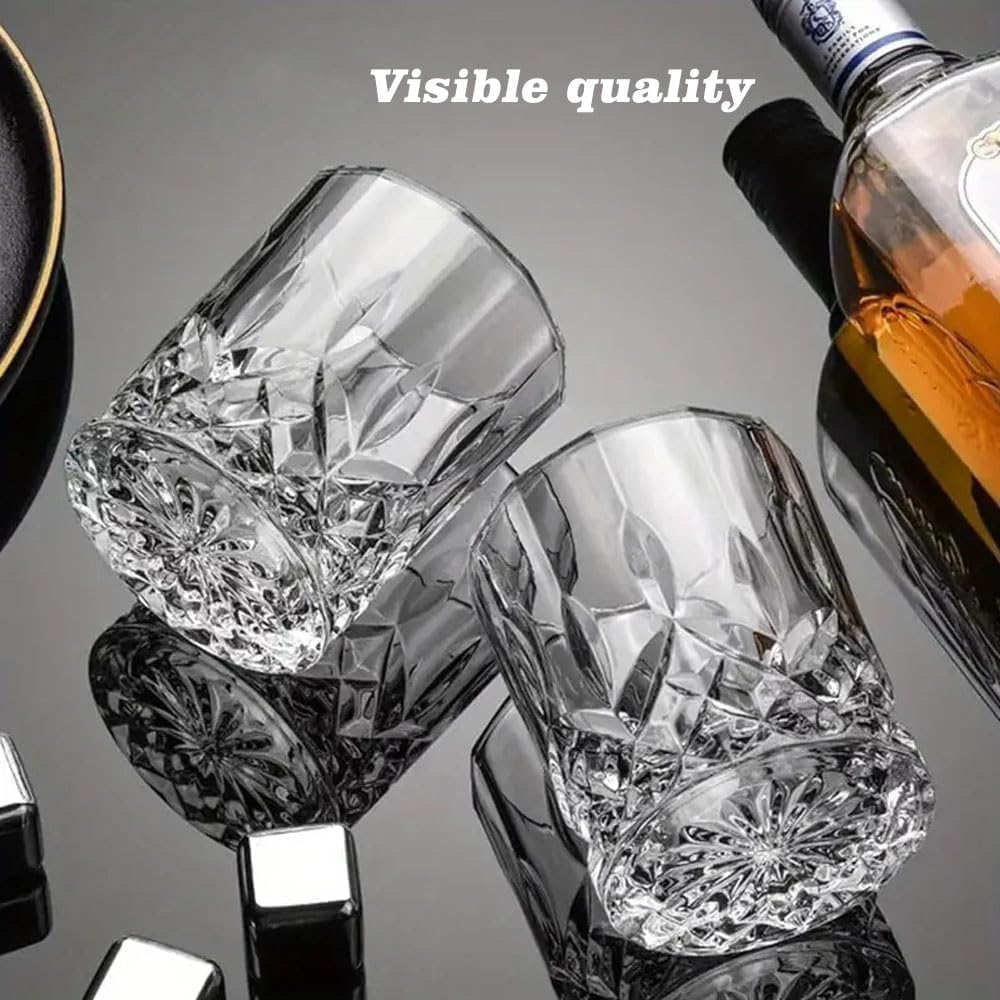 Thsinde crystal glass construction highlighting clarity and durability.