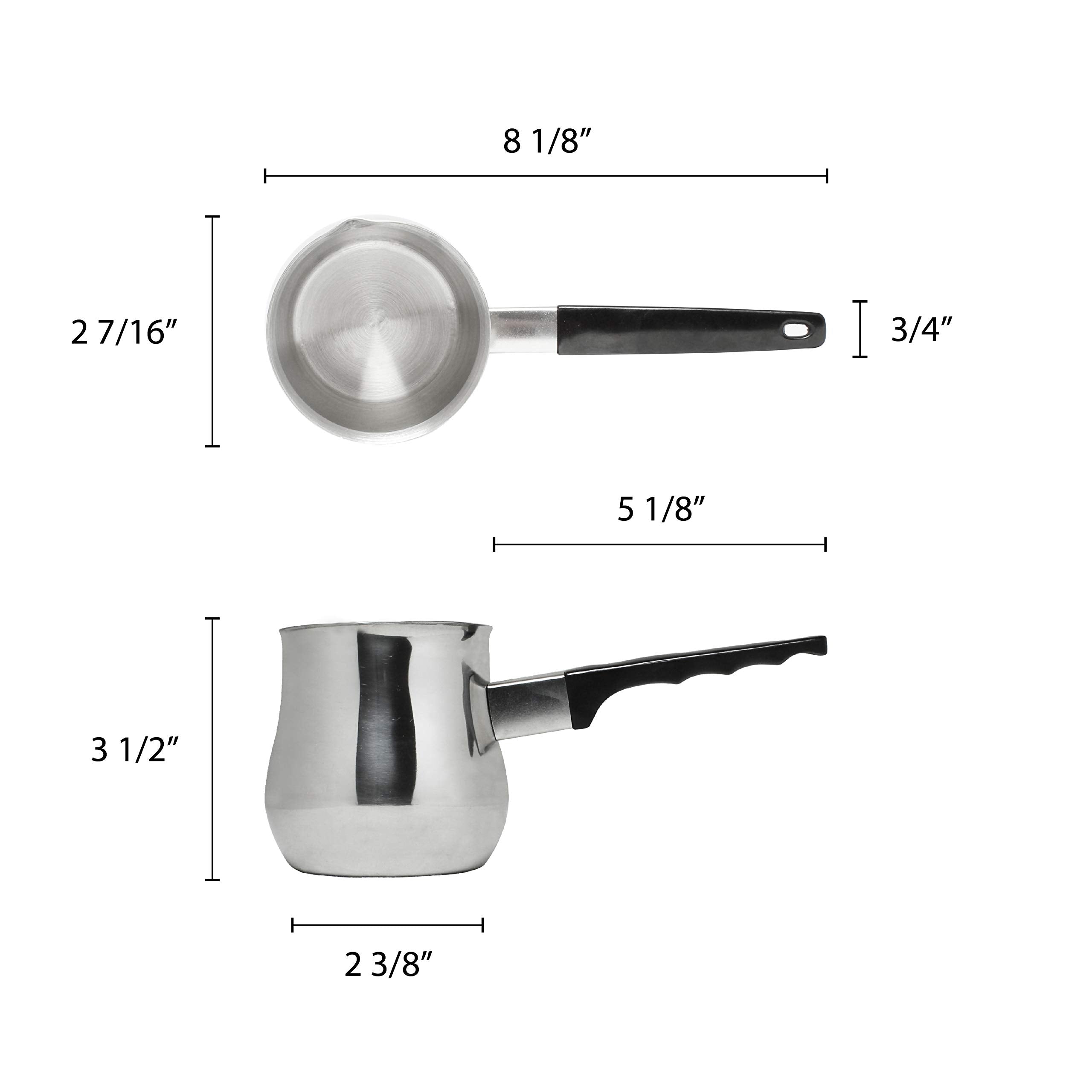 Thunder Group SLTCD012 decanter with ergonomic plastic handle for comfortable handling.