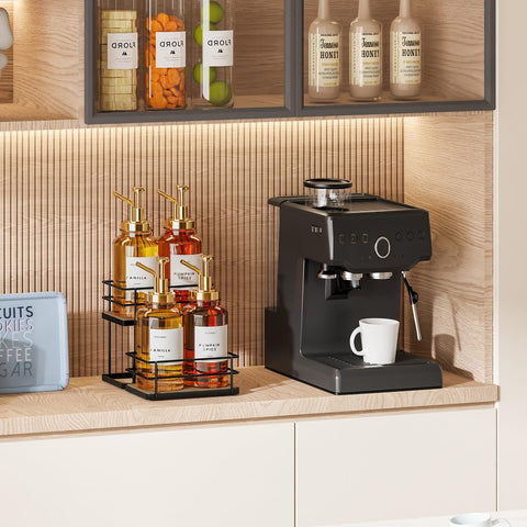 THYGIFTREE versatile storage for olive oil, vinegar, and spices.