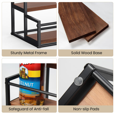 THYGIFTREE Stepped design keeps items visible at a glance.