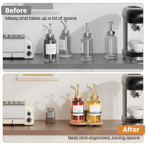 THYGIFTREE sleek rustic kitchen decor complements a cozy counter setup