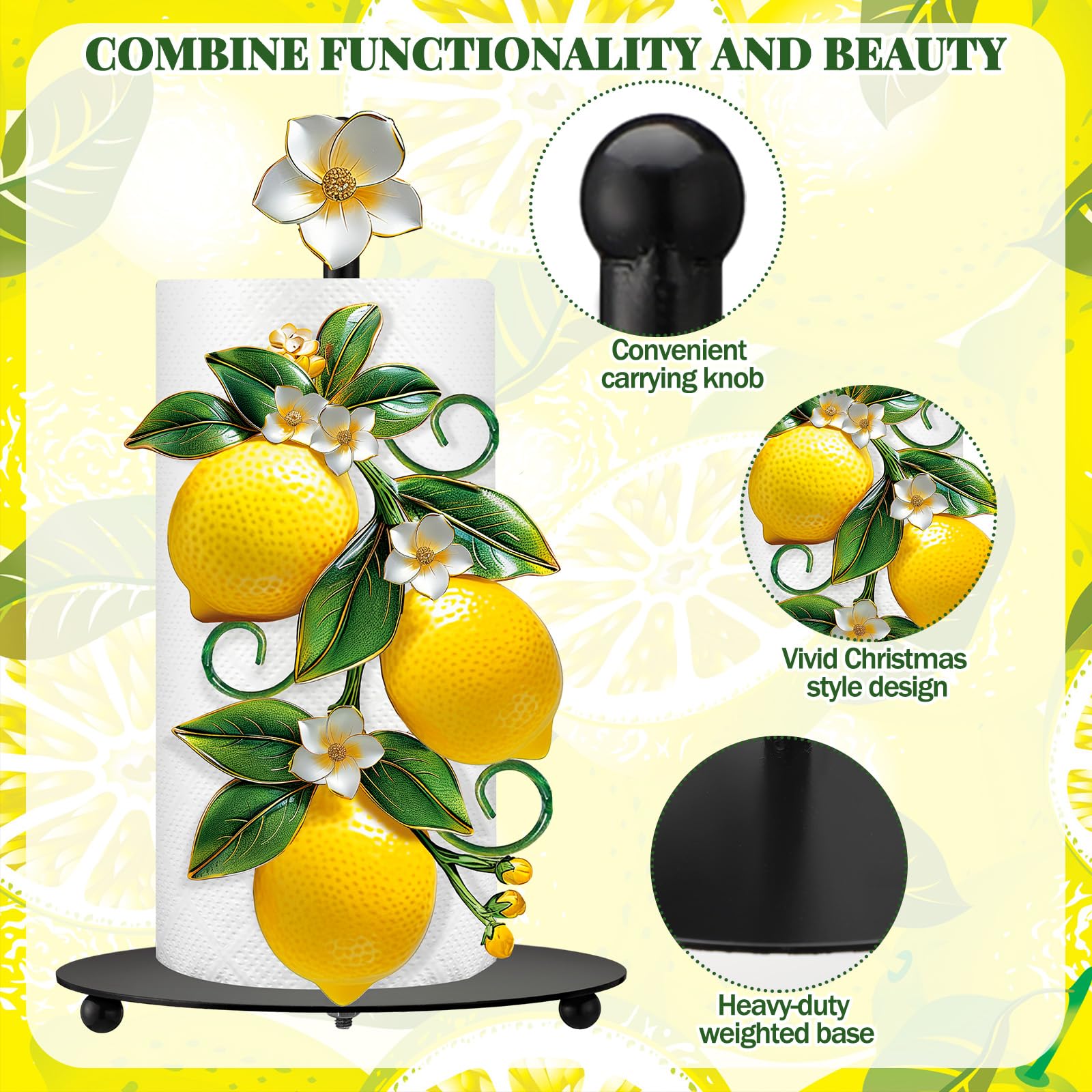 Thyle rustic yellow design adds festive charm for holidays and everyday use.