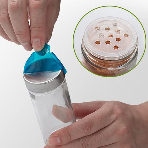 Tianifa jars with airtight stainless steel caps preserve aroma and freshness of spices.